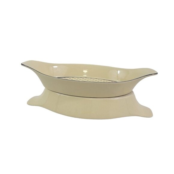 Potpourri Press Japan Oval Stoneware Serving Baking Casserole Dish – Set of 2 - Picture 5 of 16